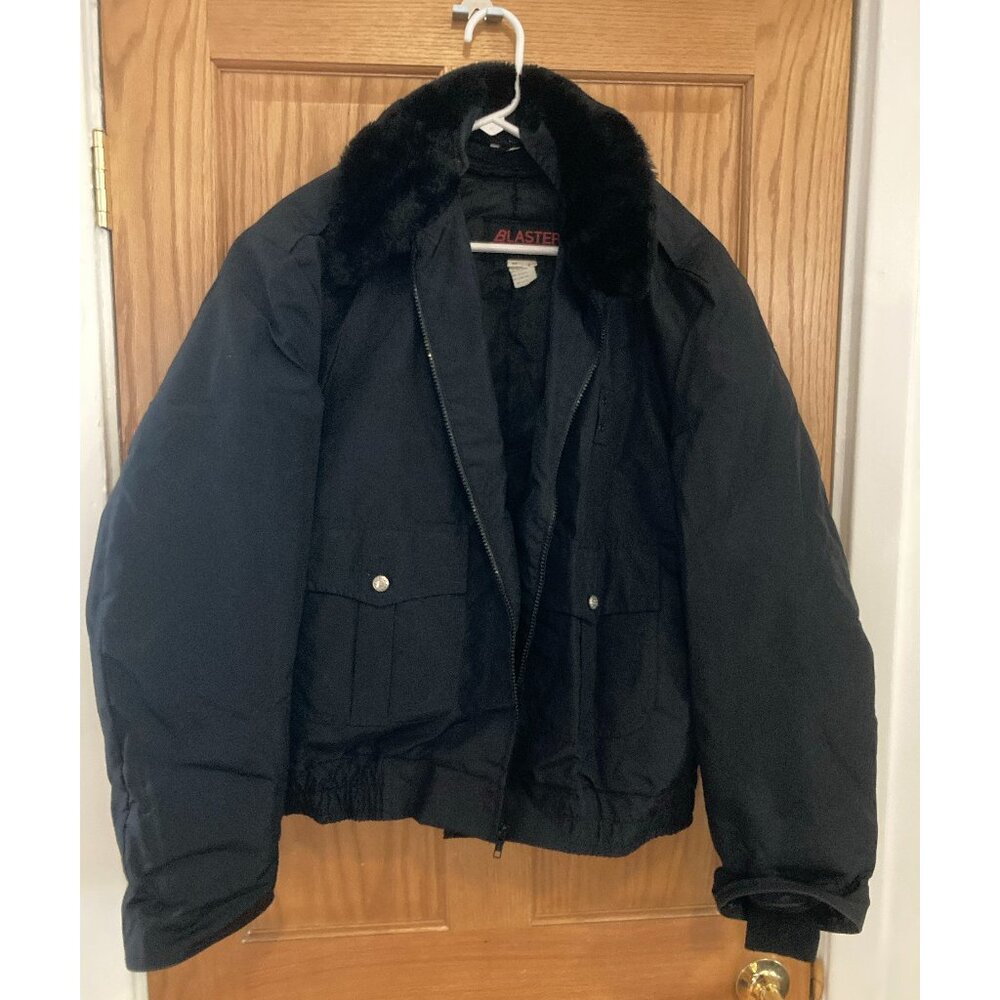 Gerber Vintage Black Blaster Zip-up Bomber Jacket 48L